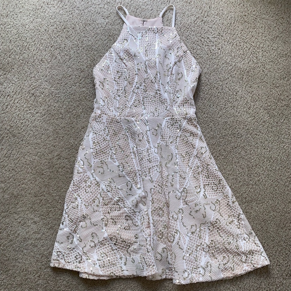 White and Gold dress